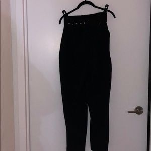 Zara high waisted belted trousers